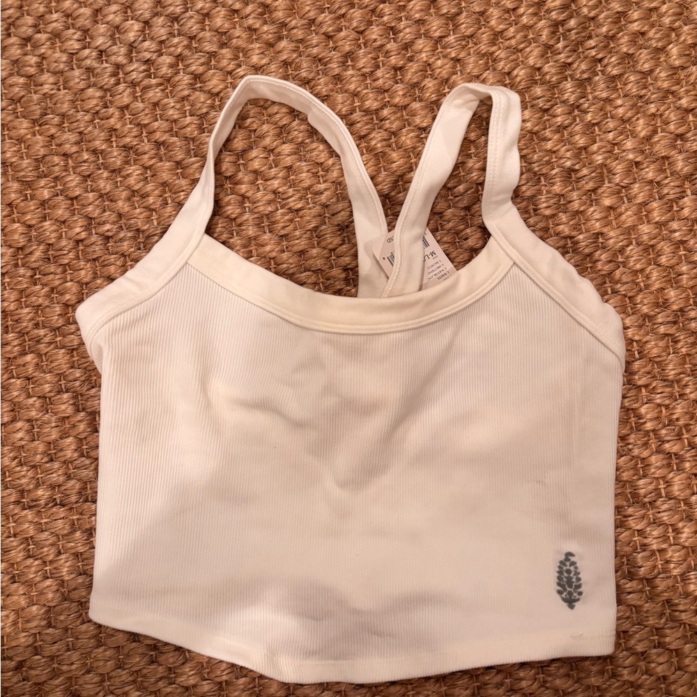 FP Movement by Free People Cream Tank Top